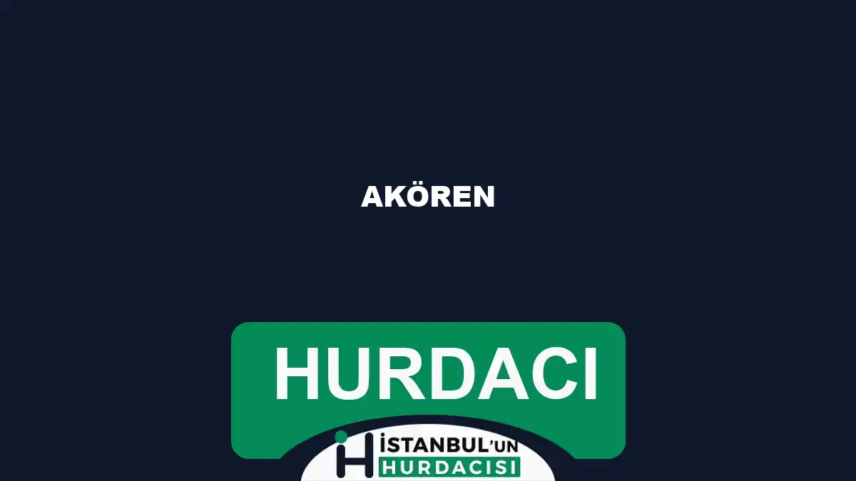 Akören hurdacı